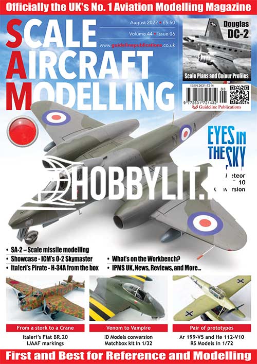 Scale Aircraft Modelling August 2022 Cover