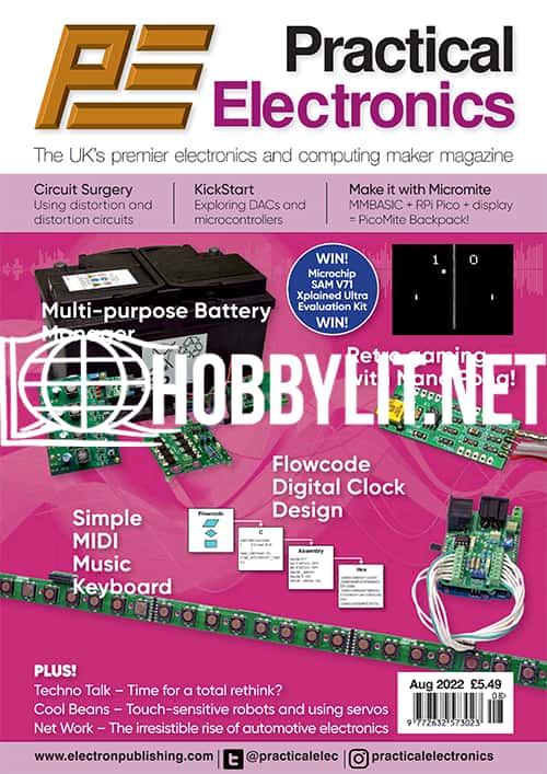 Practical Electronics - August 2022 Cover