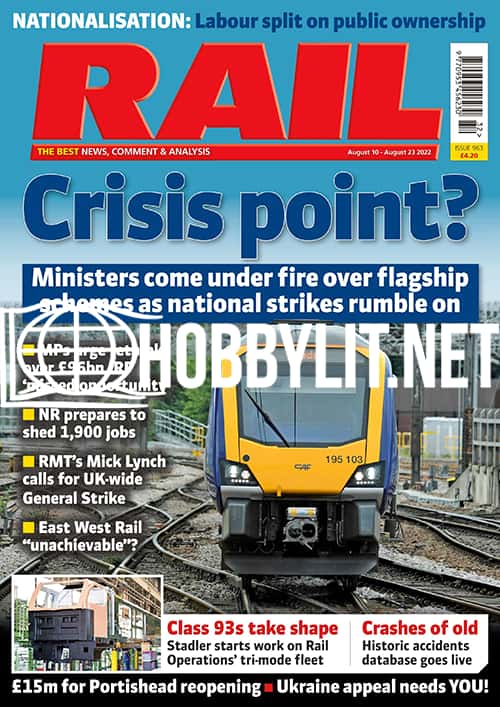 RAIL Magazine 10 August 2022 Cover