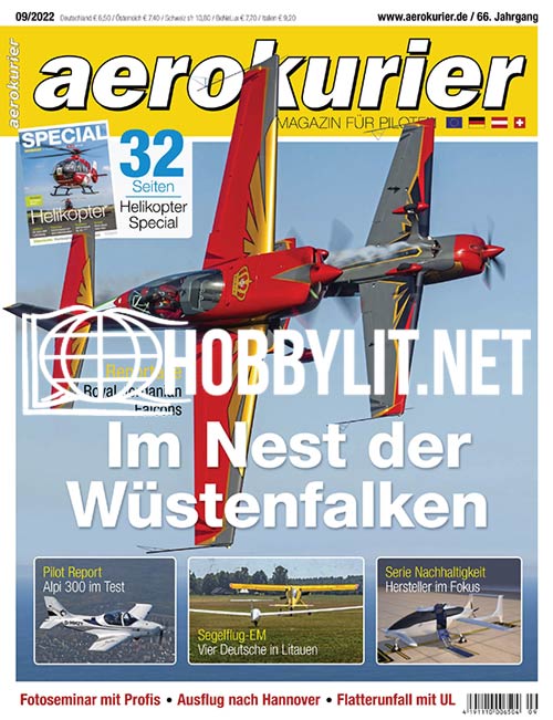 Aerokurier Magazin September 2022 Cover