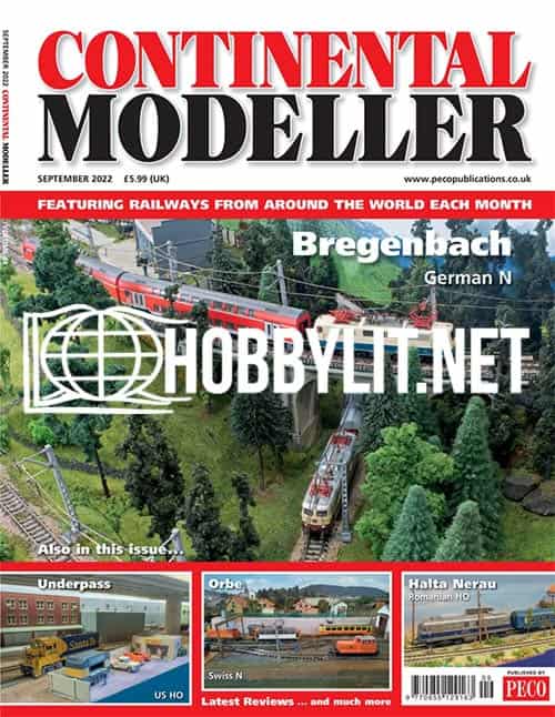 Continental Modeller Magazine September 2022 Cover