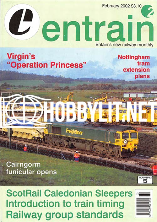 Entrain Issue 002 February 2002 Cover
