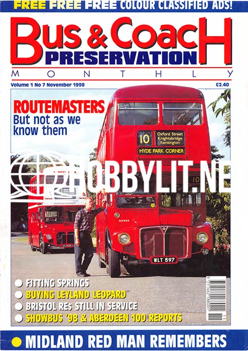 Bus & Coach Preservation Volume 1 Number 07 November 1998