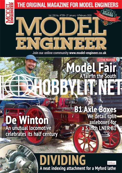 Model Engineer Magazine 27 January-9 February 2023 Vol.230 No.4709