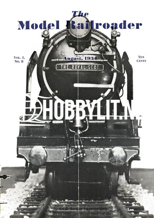 Model Railroader August 1934 Vol. 1 No.8