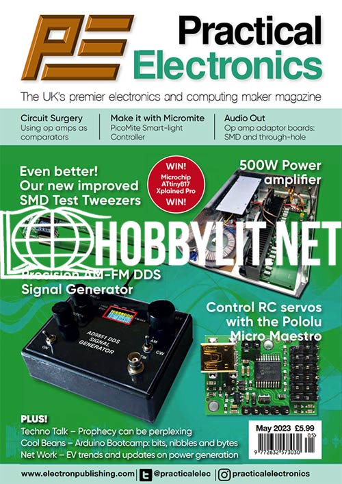 Practical Electronics Magazine May 2023 (Vol.52 No.5) Available