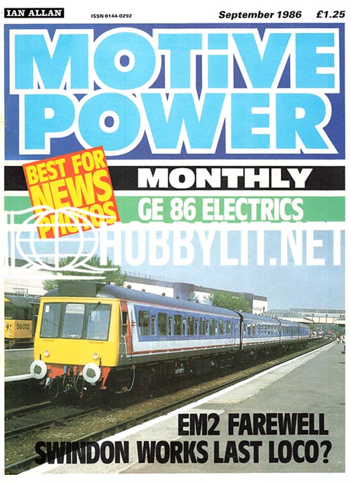 Motive Power Monthly September 1986