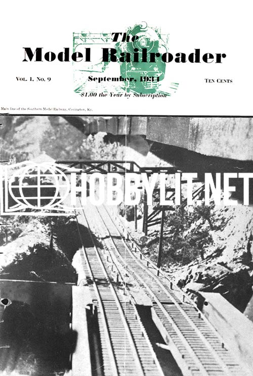 Model Railroader Vol.1 No.9 September 1934