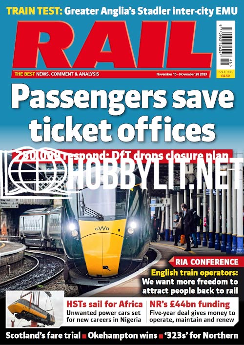 Rail Infrastructure Magazine RAIL Magazine Issue 996, 15-28 November 2023