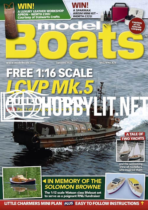 Model Boats.net Model Boats Magazine Vol 74 Issue 878, January 2024