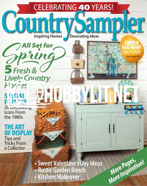 Country Sampler Magazine Vol 41 Number 1, Spring 2024