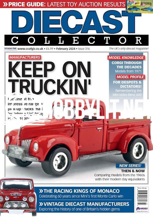 Diecast Collector Magazine Issue 316 February 2024