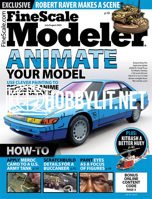 FineScale Modeler Magazine July-August 2024 Vol 42 No 4